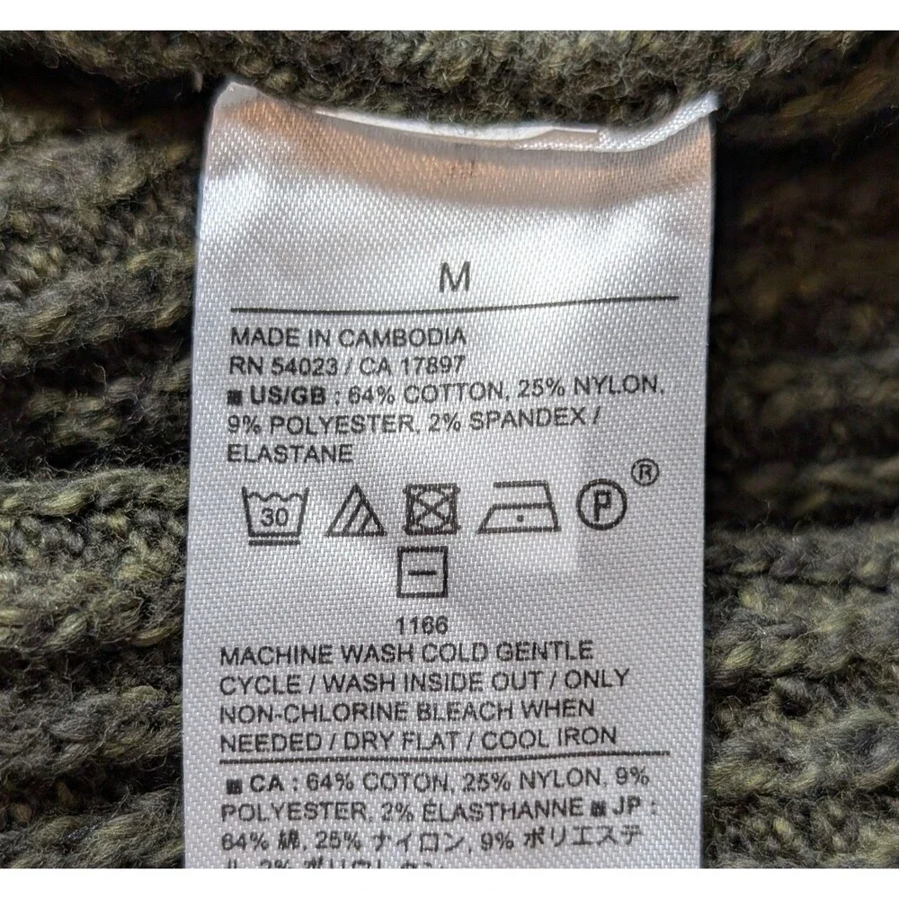 NWT Banana Republic Size M Cozy Textured Sweater Crew Neck Cotton Blend